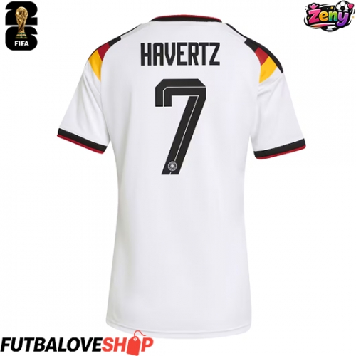 Dres Nemecko Kai Havertz #7 Domáci pre Ženy MS 2026 Krátky Rukáv